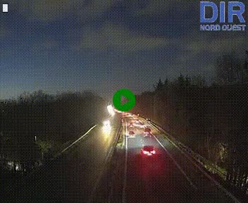 Webcam sur le périphérique de Caen (N814) à l'est de la ville, à Mondeville hauteur de la sortie 2, Presqu'île-Rives de l'Orne, au bout de l'autoroute A13