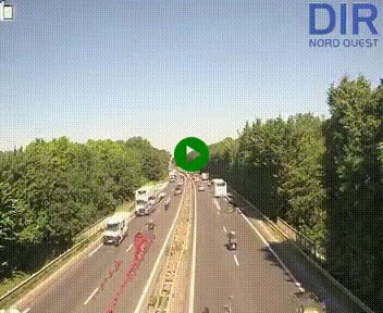 Webcam sur le périphérique de Caen (N814) à l'est de la ville, à Mondeville hauteur de la sortie 2, Presqu'île-Rives de l'Orne, au bout de l'autoroute A13