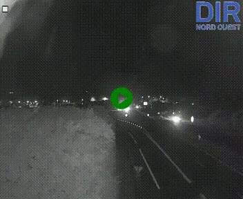 Webcam au début de l'A84 sur le périphérique Ouest de Caen (N814) à hauteur de la sortie 9, Porte de Bretagne
