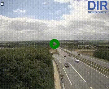 Webcam au début de l'A84 sur le périphérique Ouest de Caen (N814) à hauteur de la sortie 9, Porte de Bretagne
