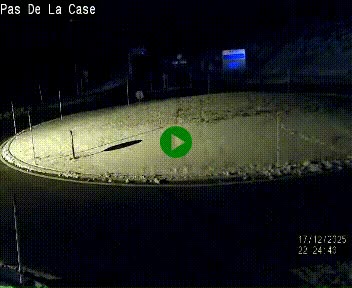 Webcam dans les Pyrénées à hauteur de Mérens-les-Vals sur N320, en direction de Pas de la Casa (Andorre)