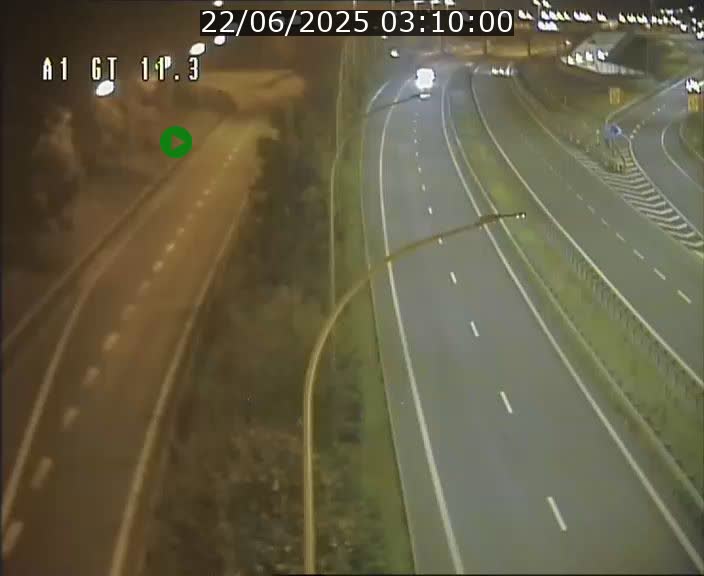 Traffic live webcam Luxembourg Senningerberg - A1 direction Allemagne - BK 11.3
