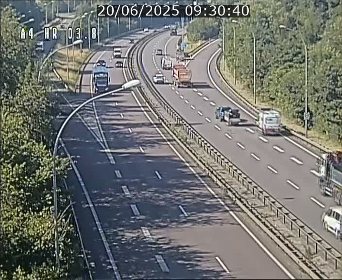 Webcam traffic A4 Luxembourg - BK 3.8 - Leudelange (direction Esch sur Alzette)