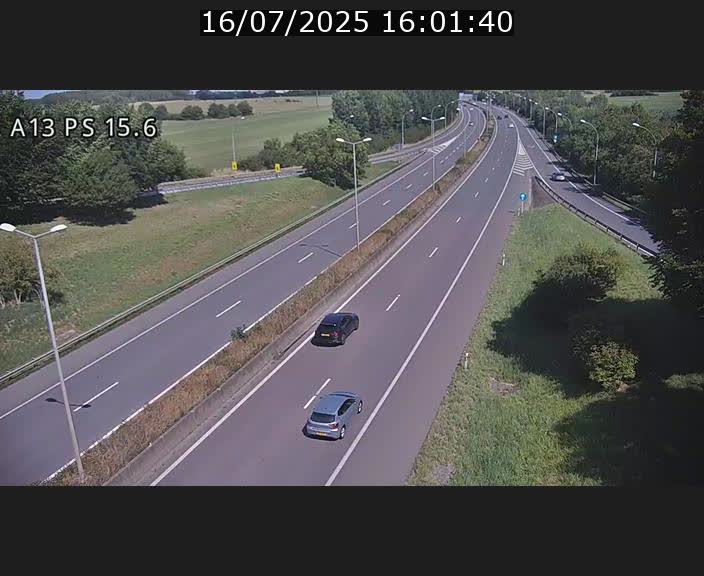 Traffic live webcam Luxembourg Kayl - A13 direction Dudelange - BK 15.6