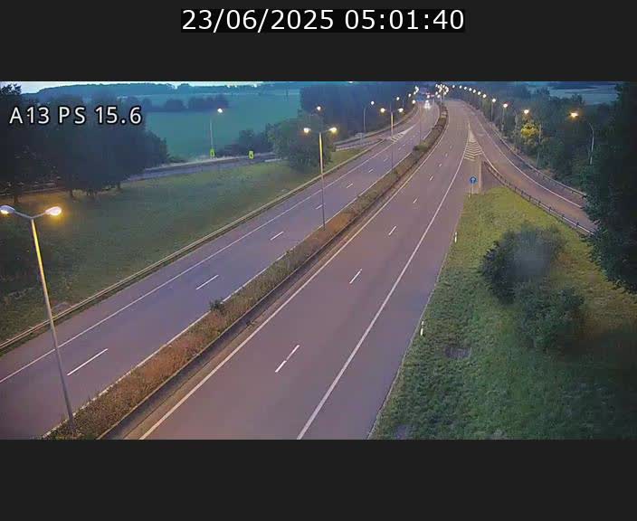Traffic live webcam Luxembourg Kayl - A13 direction Dudelange - BK 15.6