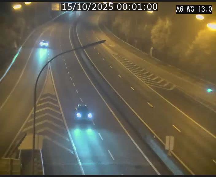 Traffic live webcam Luxembourg Mamer - A6 - BK 13 - direction Luxembourg/France/Allemagne
