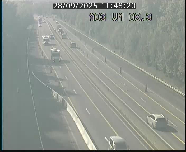 Traffic live webcam Luxembourg Bettembourg - A3 - BK 8.3 - direction France