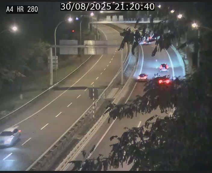 Webcam traffic A4 Luxembourg - BK 0.2 - P+R Bouillon (direction Luxembourg)
