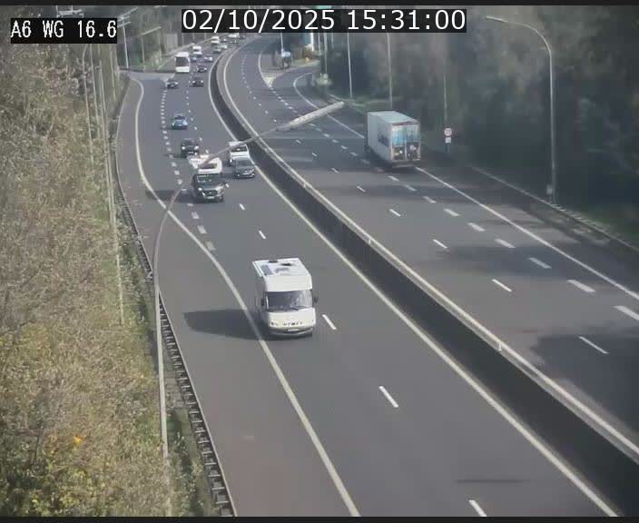 Traffic live webcam Luxembourg Aire de Capellen - A6 - BK 16.6 - direction Luxembourg/France/Allemagne