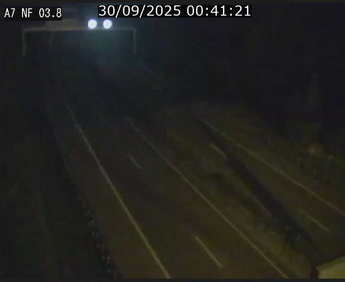 Webcam autoroute A7 au Luxembourg à la sortie du Tunnel Stafelter vers le Nord