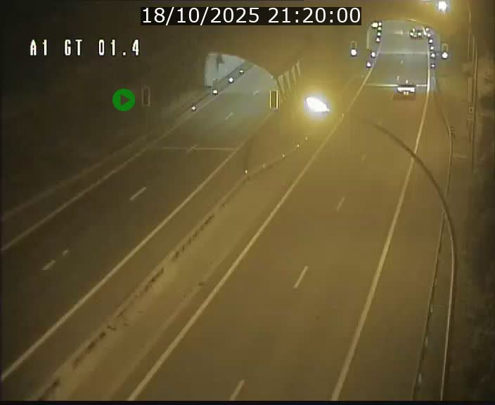 Traffic live webcam Luxembourg Hesperange - A1 direction Kirchberg - BK 1.4