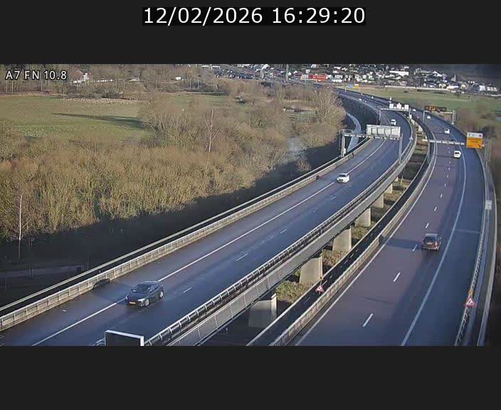 Caméra trafic Luxembourg - A7, Tunnel Gousselerbierg, sortie sud, direction rond-point Lorentzweiler (BK 10.8)