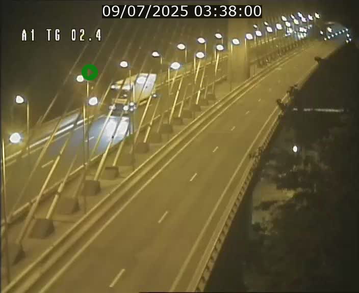 Traffic live webcam Luxembourg Sandweiler - A1 direction Luxembourg-ville - BK 2.4