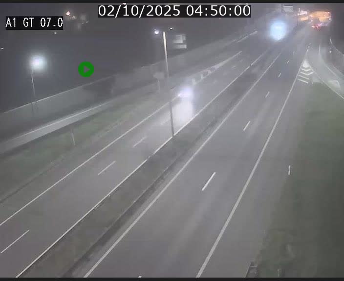 Traffic live webcam Luxembourg Cents - A1 direction Kirchberg - BK 7