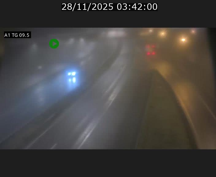 Traffic live webcam Luxembourg Jonction Grünewald - A1 direction Luxembourg-ville - BK 9.5