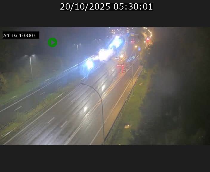 Traffic live webcam Luxembourg Senningerberg - A1 direction Luxembourg Kirchberg - BK 10.3