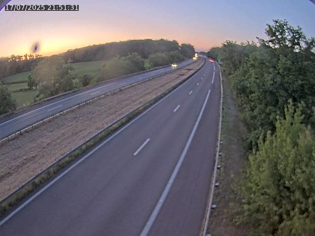 Caméra autoroute France - A31, Fey direction Metz