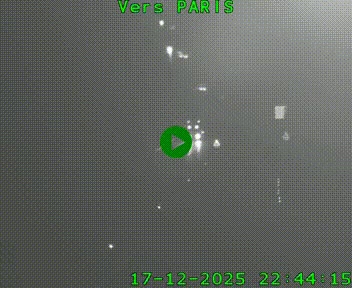 Caméra routière sur l'autoroute A20 à Bessines-sur-Gartempe. Vue orientée vers Paris