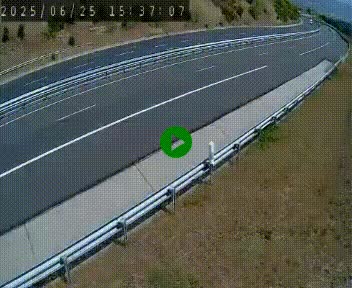 Caméra autoroute A75 à hauteur de la sortie 42 (Rodez, Laissac, Aire de l'Auvergne) située sur la commune d'Auberoques, près de Sévérac-le-Château