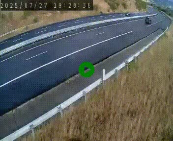 Caméra autoroutière France - A75, Engayresque, entre Millau et Séverac-le-Chateau, en direction de Montpellier
