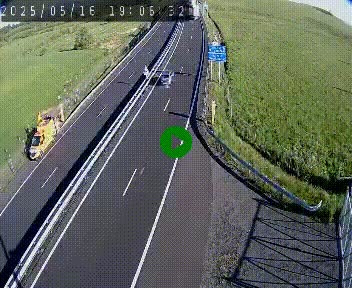 Caméra autoroute A75 à hauteur du col de la Fageole en direction de Clermont-Ferrand