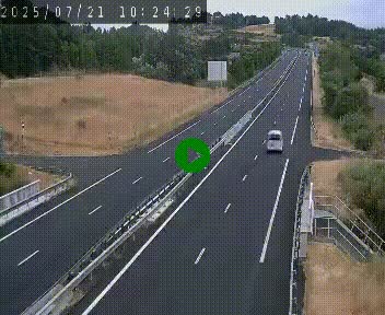 Caméra autoroutière France - A75, Coren, en direction de Montpellier
