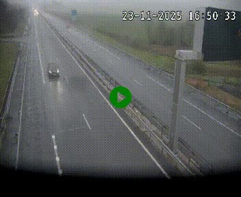 Caméra autoroute A75 à hauteur de La Cavalerie en direction de Montpellier, à proximité de l'aérodrome de Millau-Larzac