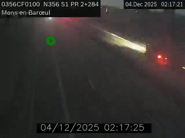 Webcam à l'entrée de Lille en direction du périphérique, à proximité de Mons-en-Baroeul sur la N356