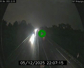 Webcam sur le périphérique de Rennes (N136) à hauteur du quartier Bréquigny, au sud de la ville