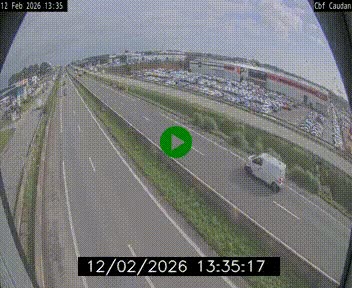 Webcam sur la N165 à hauteur de Caudan, dans le Morbihan.