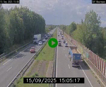 Webcam sur le périphérique de Rennes (N136) à hauteur de Maurepas, au nord de la ville
