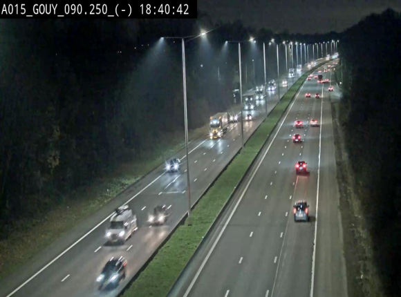 Webcam autoroute Belgique - Gouy-lez-piéton - E42 - BK 90.3