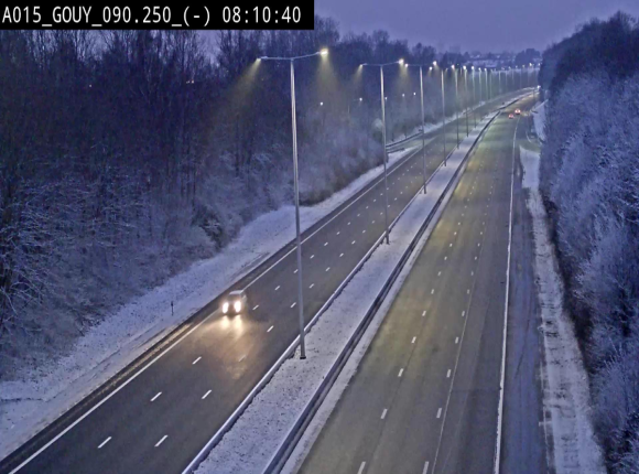 Webcam autoroute Belgique - Gouy-lez-piéton - E42 - BK 90.3