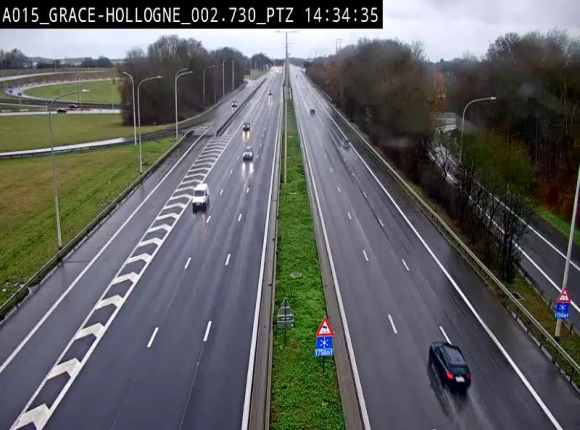 Caméra trafic Belgique - Grâce-Hollogne - E42, jonction avec A604, direction Loncin/Aéroport de Liège - BK 3.2