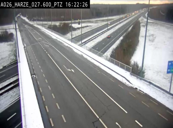 Caméra autoroute Belgique - Sougné-Remouchamps,E25 direction Luxembourg