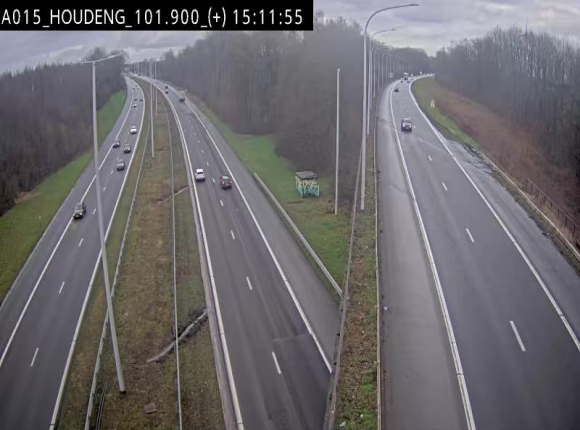 Webcam autoroute Belgique - Houdeng-Goegnies - Jonction E19/E42 direction Tournai/Mons - BK 101.85