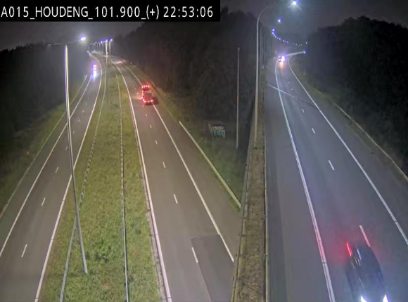 Webcam autoroute Belgique - Houdeng-Goegnies - Jonction E19/E42 direction Tournai/Mons - BK 101.85
