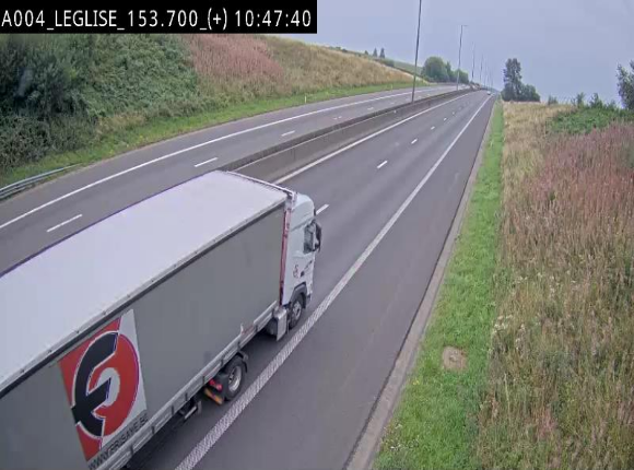 Webcam autoroute E411 à hauteur de Léglise, en direction de Luxembourg