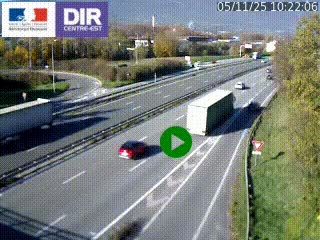 Webcam sur la Nationale 201 à hauteur de la sortie Chambéry-Nord, avant à la jonction entre l'A41 et l'A43, en direction de Lyon