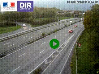 Webcam sur la Nationale 201 à hauteur de la sortie Chambéry-Nord, avant à la jonction entre l'A41 et l'A43, en direction de Lyon