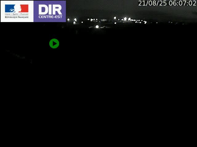Webcam sur le contournement de Valence, sur la Nationale 7, caméra orientée vers Lyon