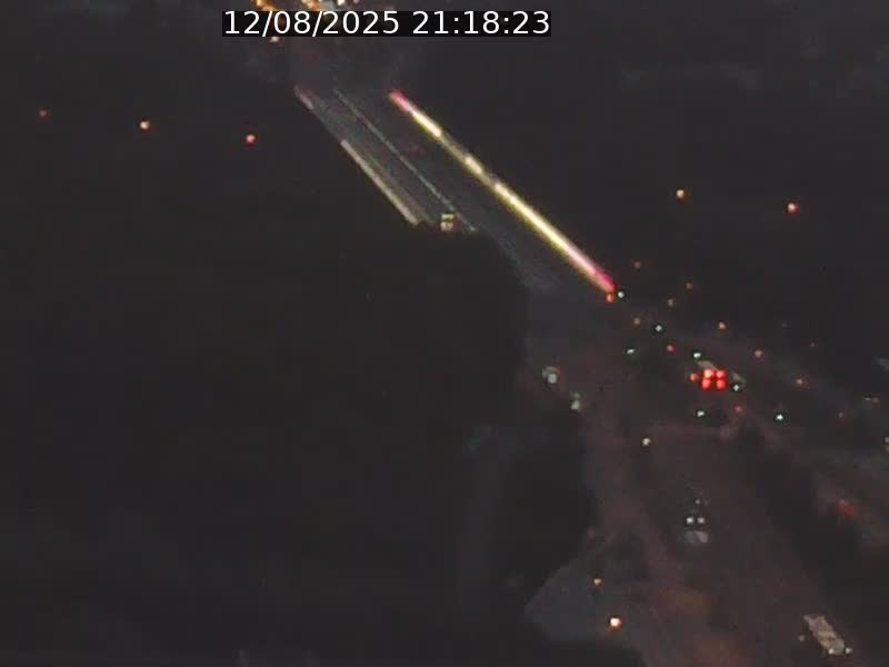 Webcam sur l'avenue John Fitzgerald Kennedy (N51) avec vue sur le Pont rouge (Pont Grande Duchesse Charlotte), l'arrêt Pfaffenthal et l'entrée du quartier Kirchberg