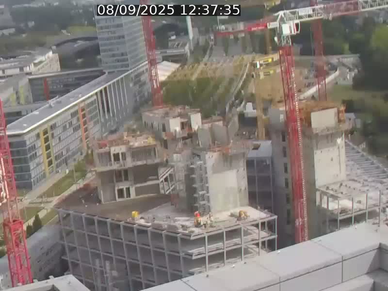 Webcam sur l'avenue John Fitzgerald Kennedy (N51) avec vue orientée vers le Findel