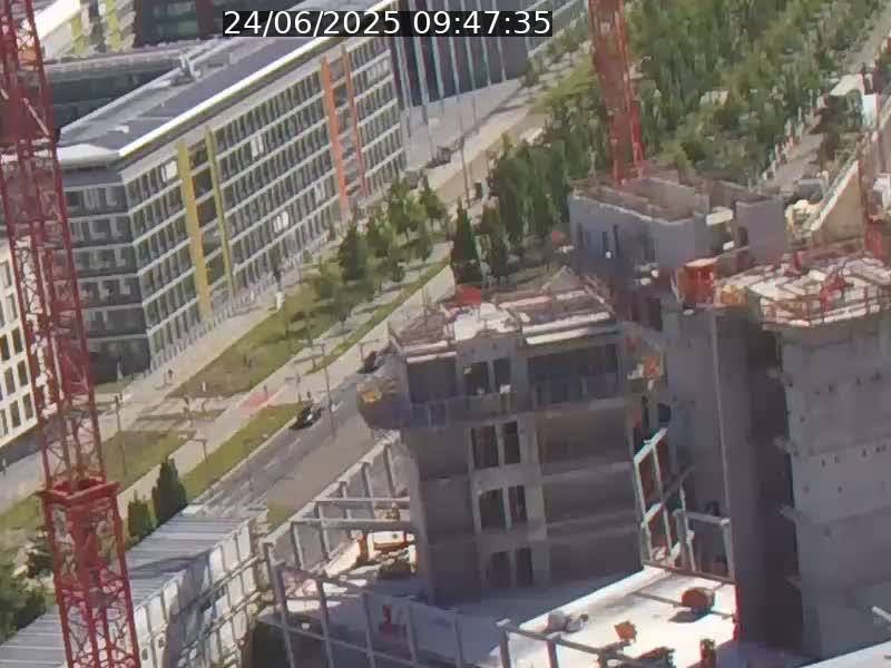 Webcam sur l'avenue John Fitzgerald Kennedy (N51) avec vue orientée vers le Findel