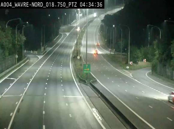 Webcam traffic E411(A4) - BK 18.7 - Bierges (Wavre Nord)