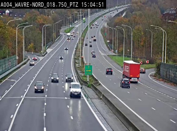 Webcam traffic E411(A4) - BK 18.7 - Bierges (Wavre Nord)