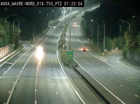 Webcam traffic E411(A4) - BK 18.7 - Bierges (Wavre Nord)