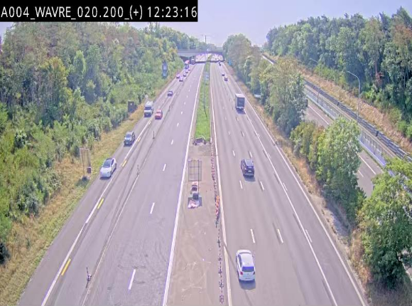 Webcam @ Wavre-sud KP 19.6, A4/E411