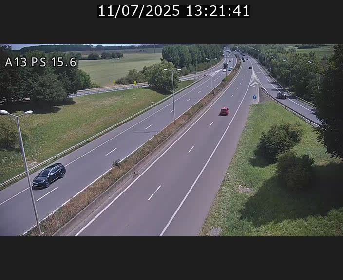 Traffic live webcam Luxembourg Kayl - A13 direction Dudelange - BK 15.6