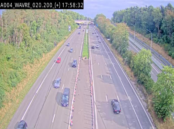 Webcam @ Wavre-sud KP 19.6, A4/E411
